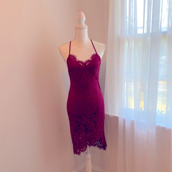 wine colored cocktail dresses